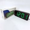 Многофункциональные часы настольные DT-6508 с будильником и USB зарядкой с зеленой подсветкой, компактные портативные универсальные лед часы, Электронные часы зеркальные,3 режима,время,дата,температура