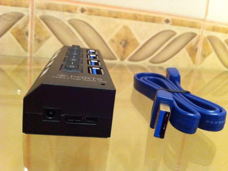 USB HUB на 4 порта + switch с переключателем