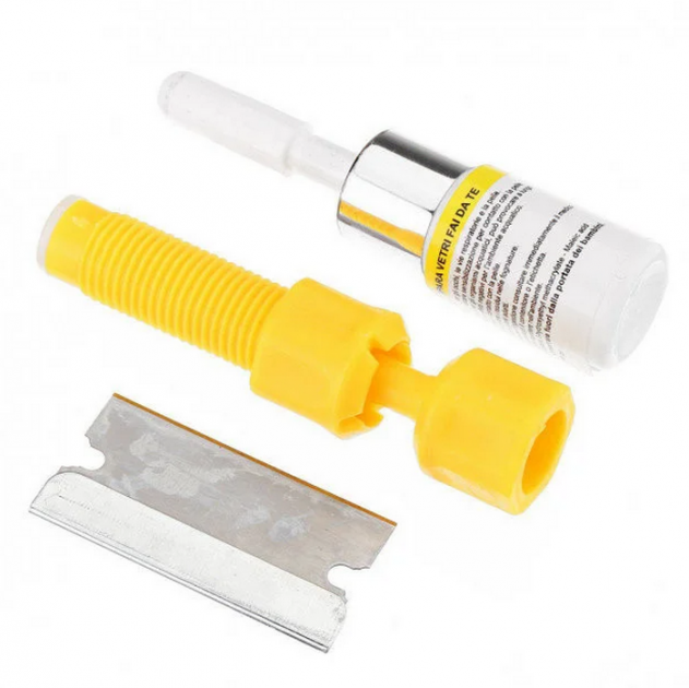 Комплект для ремонта сколов трещин лобового стекла Sunroz Windshield Repair Kit