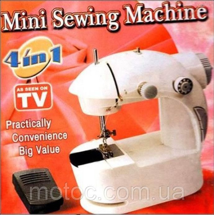 Мини швейная машинка 4 в 1 FHSM 201 Mini sewing maсhine, Портативная швейная машинка 4 в 1, Соу Виз