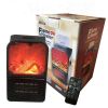 Электрический мини обогреватель камин Flame heater с пультом 1000вт, портативный обогреватель камин