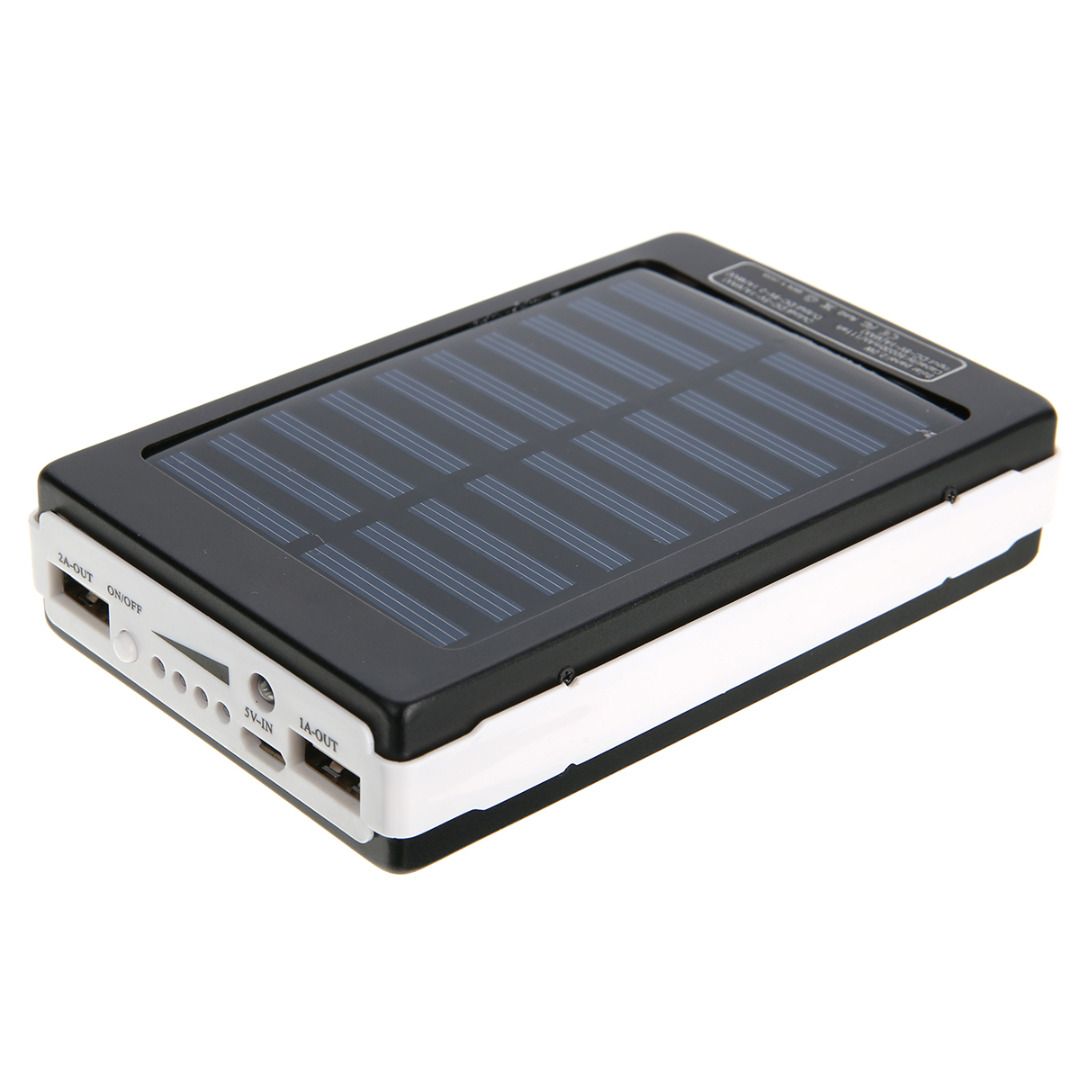 Внешний аккумулятор c LED Power bank L5 Solar 25000 mAh