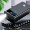 Power bank LENYES PX491 40000mAh (реальная емкость), портативное зарядное устройство с индикацией заряда, внешняя аккумуляторная батарея, универсальная мобильная батарея, практичный павербанк с быстрой зарядкой