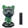 Ночной завораживающий светильник-проектор пёс - Dog Star Lightr, многоцветный проекционный ночник, Ночник-проектор Звездного неба и Галактик Собака-Робот с пультом дистанционного управления , волшебный светильник пес-Астронавт