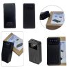 Мощный компактный Power Bank 40000 мАч 5V2A, Зарядное устройство для быстрой зарядки смартфонов, Портативный внешний аккумулятор, Универсальный переносной источник питания, LED индикатор уровня заряда, два USB выхода