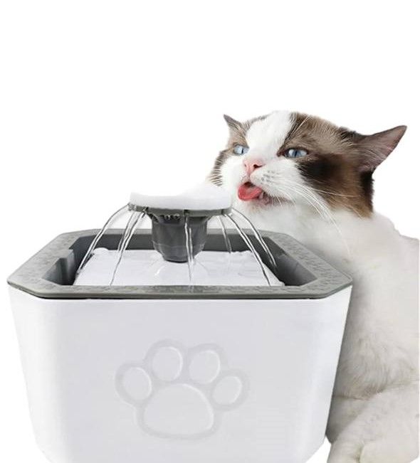 Умная Автоматическая поилка фонтан для животных Pet Water FOUNTAIN, интерактивное инновационное устройство для домашних любимцев, для удобного питья, для постоянного обеспечения питомца свежей питьевой водой