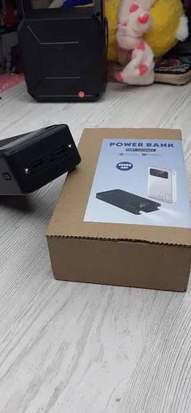 Мощный компактный Power Bank 40000 мАч 5V2A, Зарядное устройство для быстрой зарядки смартфонов, Портативный внешний аккумулятор, Универсальный переносной источник питания, LED индикатор уровня заряда, два USB выхода