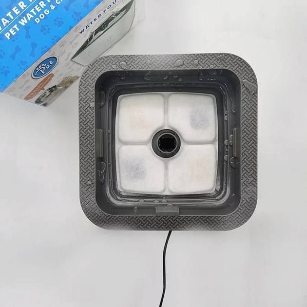 Умная Автоматическая поилка фонтан для животных Pet Water FOUNTAIN, интерактивное инновационное устройство для домашних любимцев, для удобного питья, для постоянного обеспечения питомца свежей питьевой водой
