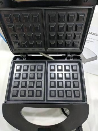 Вафельница для бельгийских вафель Domotec- 7705