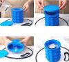 Практичная удобная Силиконовая Форма ведро для льда Ice Cube Maker Genie, круглое ведёрко для охлаждения напитков в бутылках, для заморозки льда, портативная с крышкой, ледница, для кубиков льда, быстрое охлаждение,ледяные шарики