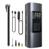 Аккумуляторный автомобильный портативный компрессор Wireless air pump CZCQ-101 6000 mAh 10.3 Bar, Автокомпрессор с экраном 12В, Портативный насос