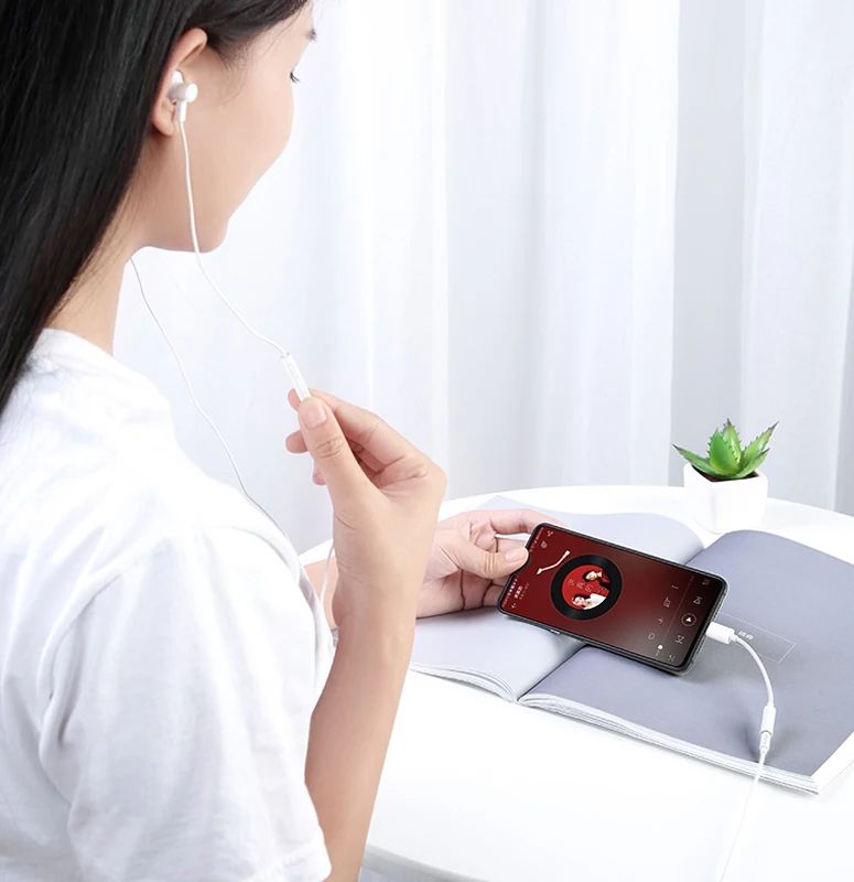 Кабель для наушников S с разъемом типа C 3,5, USB C на 3,5 мм AUX, адаптер для наушников Lightning Jack J-002, Переходник, аудиоконвертер на наушники, для стабильной и чистой передачи звука,прослушивания музыки на iPhone, iPad