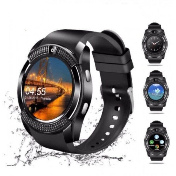 Умные смарт-часы Smart watch V8 Black