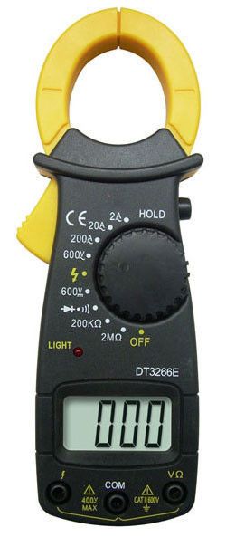 Токовые клещи dt-3266e, мультиметр цифровой, прозвонка цепи, тест диодов, определение фазы, 2 х ааа