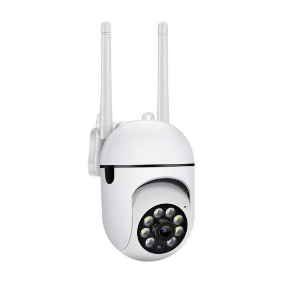 Поворотная камера наружного видеонаблюдения с Wi-Fi CLOUD STORAGE, Уличная поворотная 360° погодозащитная IP-камера, полный угол обзора, с удаленным доступом, ночной съёмкой и датчиком движения и и облачным хранилищем