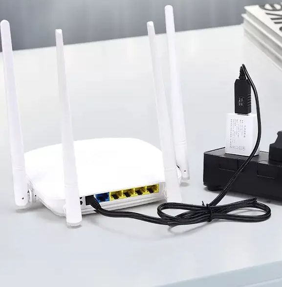 Кабель питания для роутера 12V от Power Banka USB * DC 5.5*2.5mm, кабель для Wifi роутеров