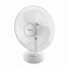 Вентилятор настольный универсальный компактный DOMOTEC MS-1626 White, с автоповоротом,3 скоростных режима, бесшумный портативный мощный электровентилятор 40 Вт