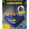 Портативная Универсальная Треугольная швабра-лентяйка Multi function Mop MA-89, с функцией поворота на 360, с отжимом, для мытья окон и всех поверхностей, многофункциональная,для Влажной и сухой уборки, Телескопическая швабра