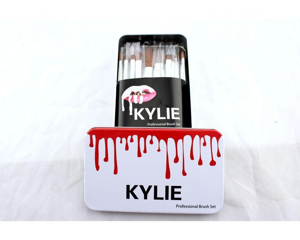 Набор профессиональный кисти для макияжа Kylie Jenner Make-up brush set 12 шт