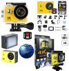 Спортивная универсальная видео экшн-камера Waterproof Sport Action Camera WiFi 4K Ultra HD D800 портативная компактная прочная с пультом, аква боксом и набором креплений для съемки в экстремальных условиях и во время движения, съемки под водой до 30м