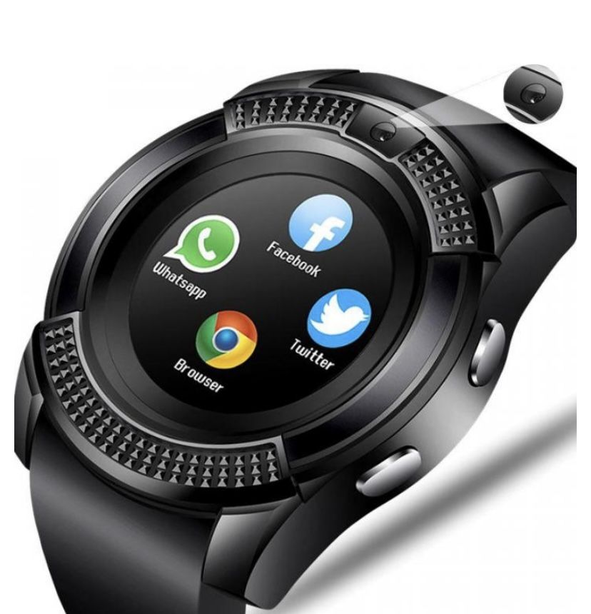 Умные смарт-часы Smart watch V8 Black