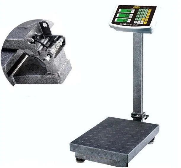 Усиленные торговые весы 150 кг 30*40. ACS 150 kg FOLD