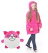 Мягкая плюшевая Детская удобная универсальная Пижама Kids Huggle Pets Толстовка–Комфортный Плед с рукавами для детей 3 в 1 Подушка + Игрушка + Худи Универсальный размер до 150 см, трансформер с капюшоном забавные животные