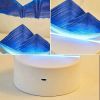 Настольная Лампа ночник RGB песочные часы Картина USB светильник 3D Sandscap вращение 360 °, уникальная увлекательная яркая прикроватная лампа анти стресс подвижный песок, светодиодный светильник с сыпучим песком