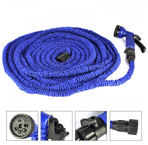 Растягивающийся шланг Xhose 30,5 м. Шланг для полива Хоз 30 метров
