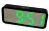 Электронные настольные LED часы DT-6508 зеленые зеркальные с термометром и календарем