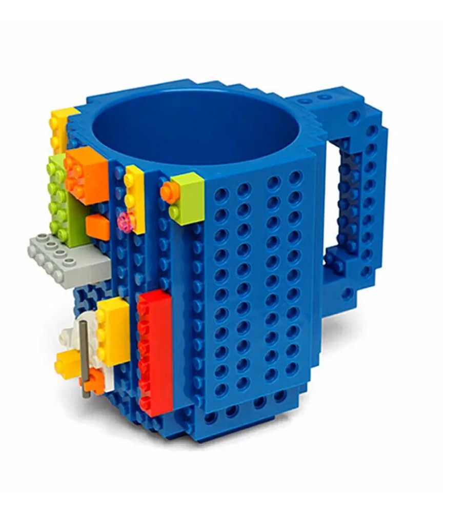 Кружка в стиле лего 350ml Чашка-конструктор Lego