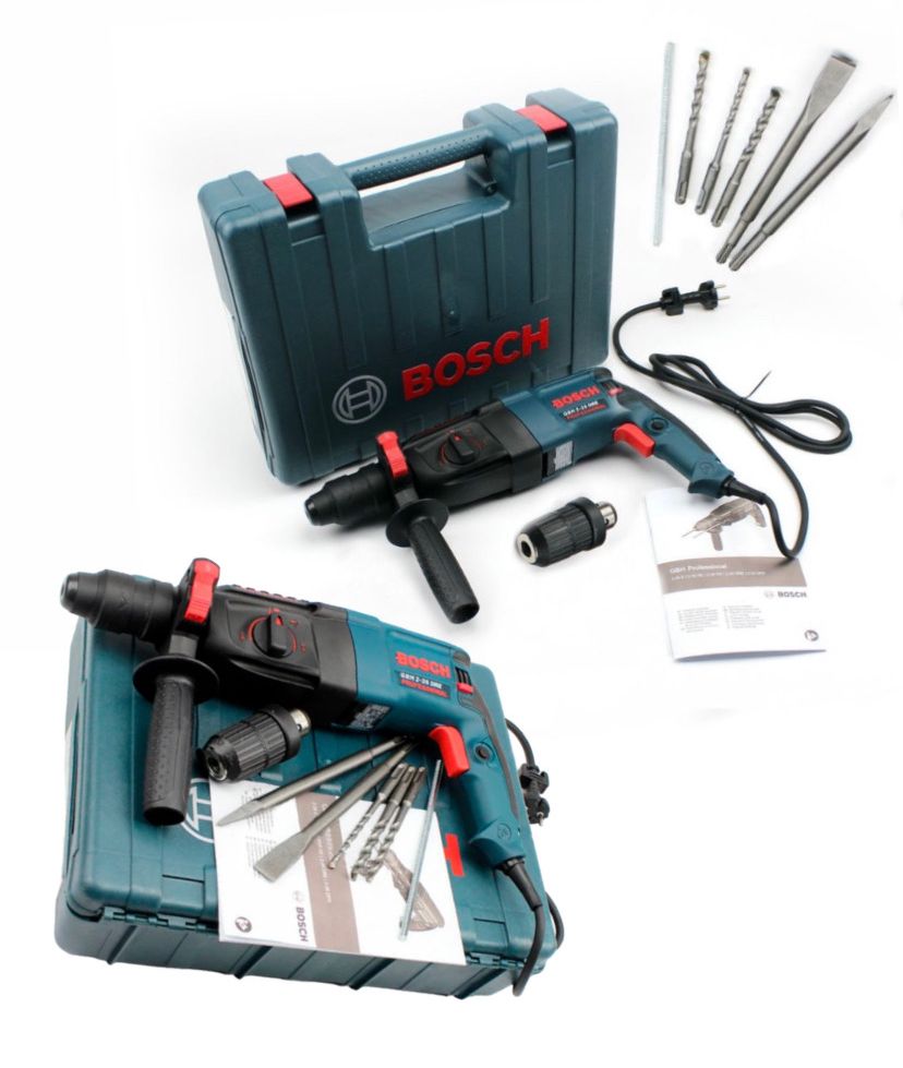 Профессиональный перфоратор Bosch GBH 2-26 DRE Professional 800 ВТ, 2.7 ДЖ в чемодане