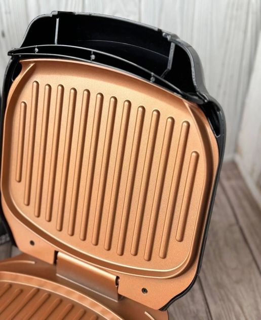 Электрический контактный гриль бутербродница прижимной Gotham Steel Electric Grill 1200 Вт с антипригарным покрытием