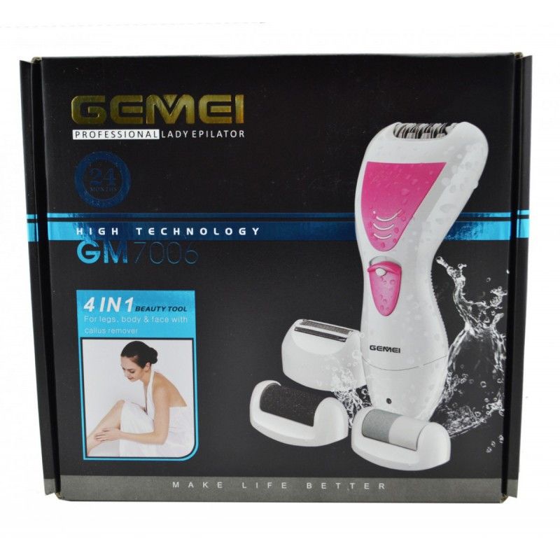 Женский эпилятор бритва Gemei GM-7006 4 в 1