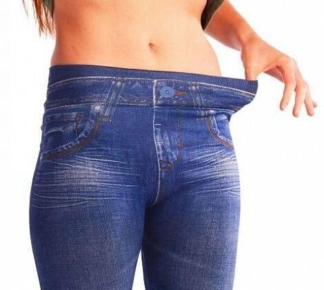 Утягивающие корректирующие джинсы джеггинсы Slim`n Lift Caresse Jeans, Утягивающие брюки  лосины