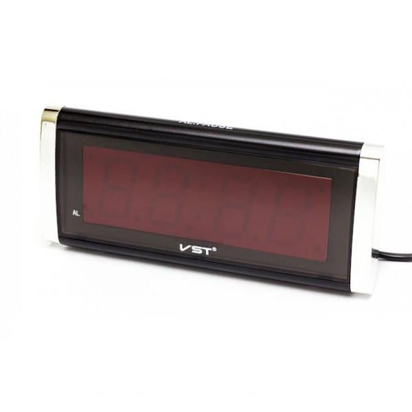 Электронные часы с будильником vst 730 green