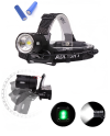 Налобный фонарь BL T20 -P90 LED Zoom аккумуляторный светодиодный мощный фонарик с фокусировкой, наклона линзы – 90°