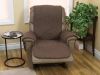 Накидка на кресло универсальная двухсторонняя стеганая Couch Coat, защитное покрывало водонепроницаемое, водоотталкивающая, защитит от шерсти, воды и грязи,  для спинки и сиденья, и для обоих подлокотников кресла