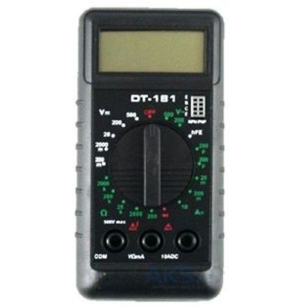 Компактный мультиметр dt-181, тестер цифровой