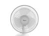Вентилятор настольный универсальный компактный DOMOTEC MS-1626 White, с автоповоротом,3 скоростных режима, бесшумный портативный мощный электровентилятор 40 Вт