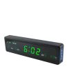 Электронные настольные часы Caixing CX-808 Led Clock green