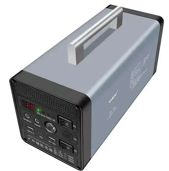 Портативная зарядная станция Yachu 12V 35Ah 600W, повербанк с розеткой,  домашняя электростанция