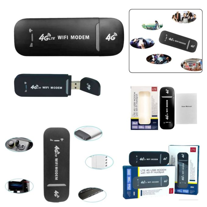Модем 4G LTE USB с Wi-Fi 150Mbps (WI-FI Роутер) для приема и раздачи интернета, для работы в сети мобильных операторов Vodafone, Kyivstar и Lifecell или других операторов по всему миру, для доступа в интернет