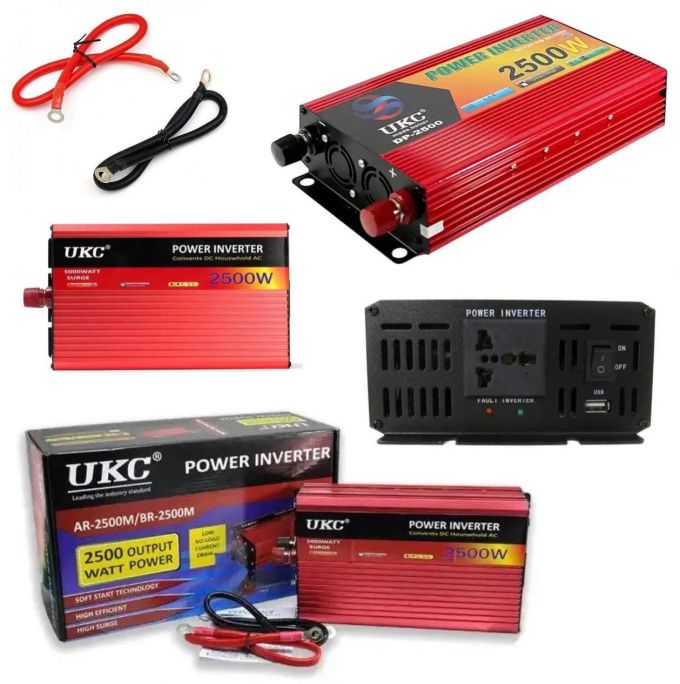 Преобразователь AC/DC AR 2500W 12V 220, инвертор для зарядки