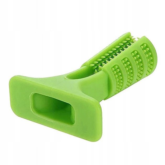 Жевательная игрушка для собак из натуральной резины Dog Chew Brush, Зубная щетка для собак