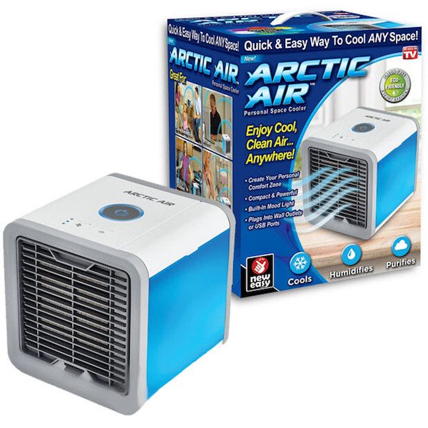 Мобильный кондиционер Arctic Air, охлаждает воздух, вентилятор, охладитель