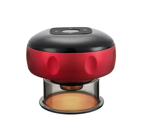 Массажер Cupping Massager с эффектом банок для тела, Антицеллюлитный массажер с интенсивным согреванием, массажная терапия, Акупунктурный, лимфодренажный, расслабляющий Электрический универсальный Вакуумный Баночный Массаж