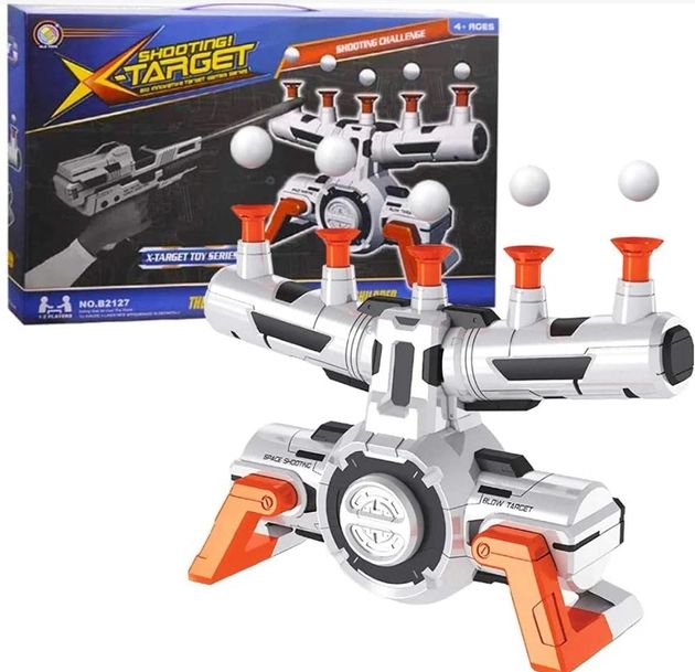 Интерактивная игра воздушный тир "Shooting X-Target" B2127 с писталетом бластером и дротиками