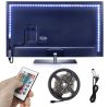 Cветодиодная лента LED с пультом 5050 RGB 2 м от USB, Фоновая RGB подсветка для телевизора, светодиодная лента от Power Bank