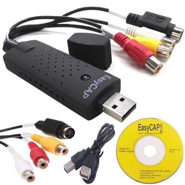 Внешняя карта видео захвата easy cap 1CH usb 2. 0